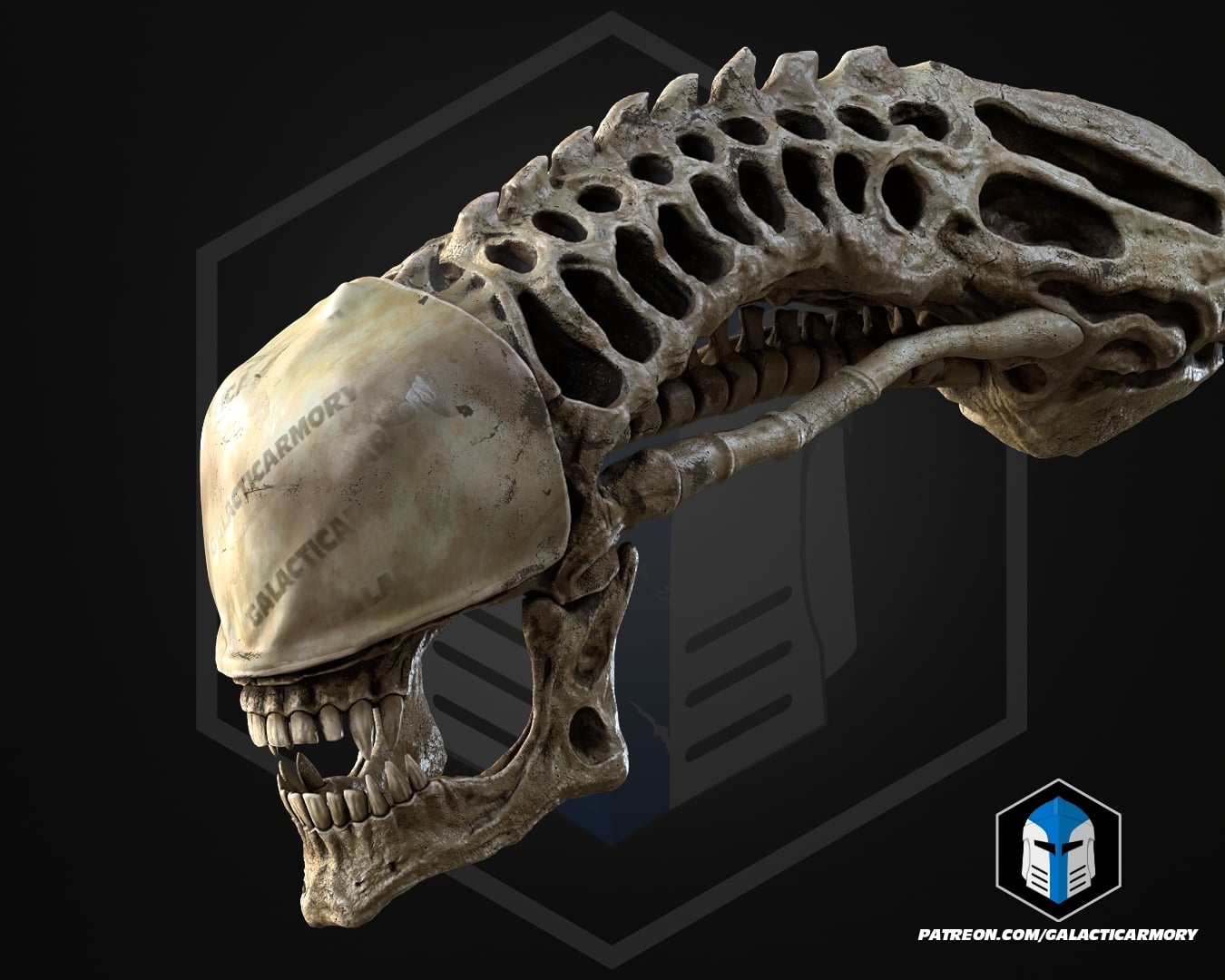 Xenomorph Skull - 3D Print Files 3d model