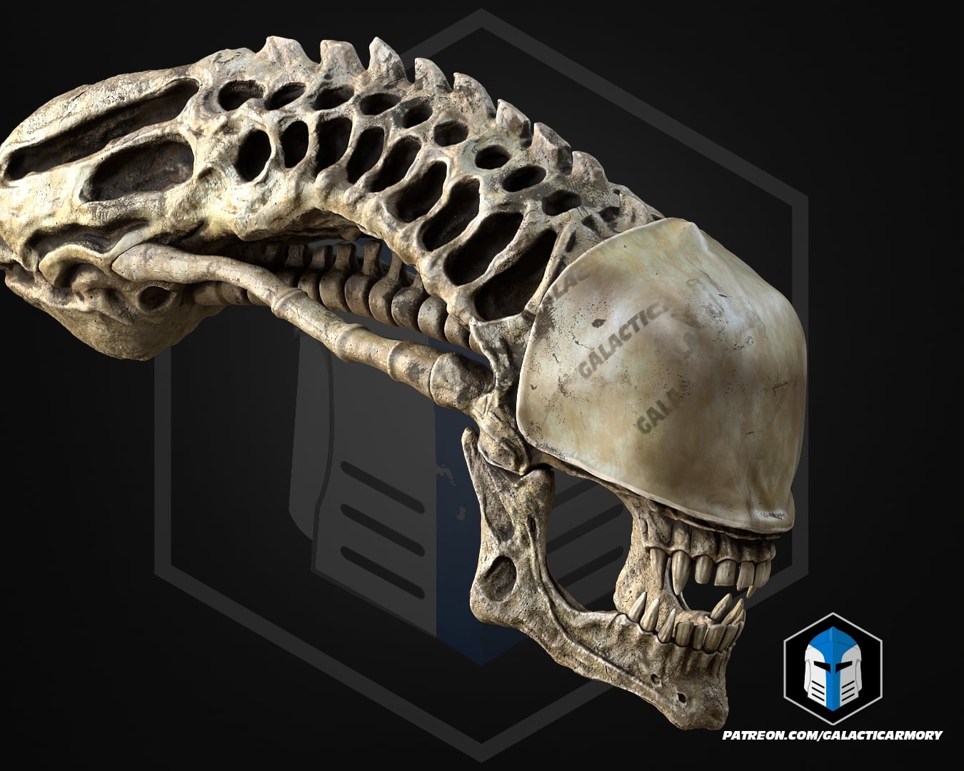 Xenomorph Skull - 3D Print Files 3d model