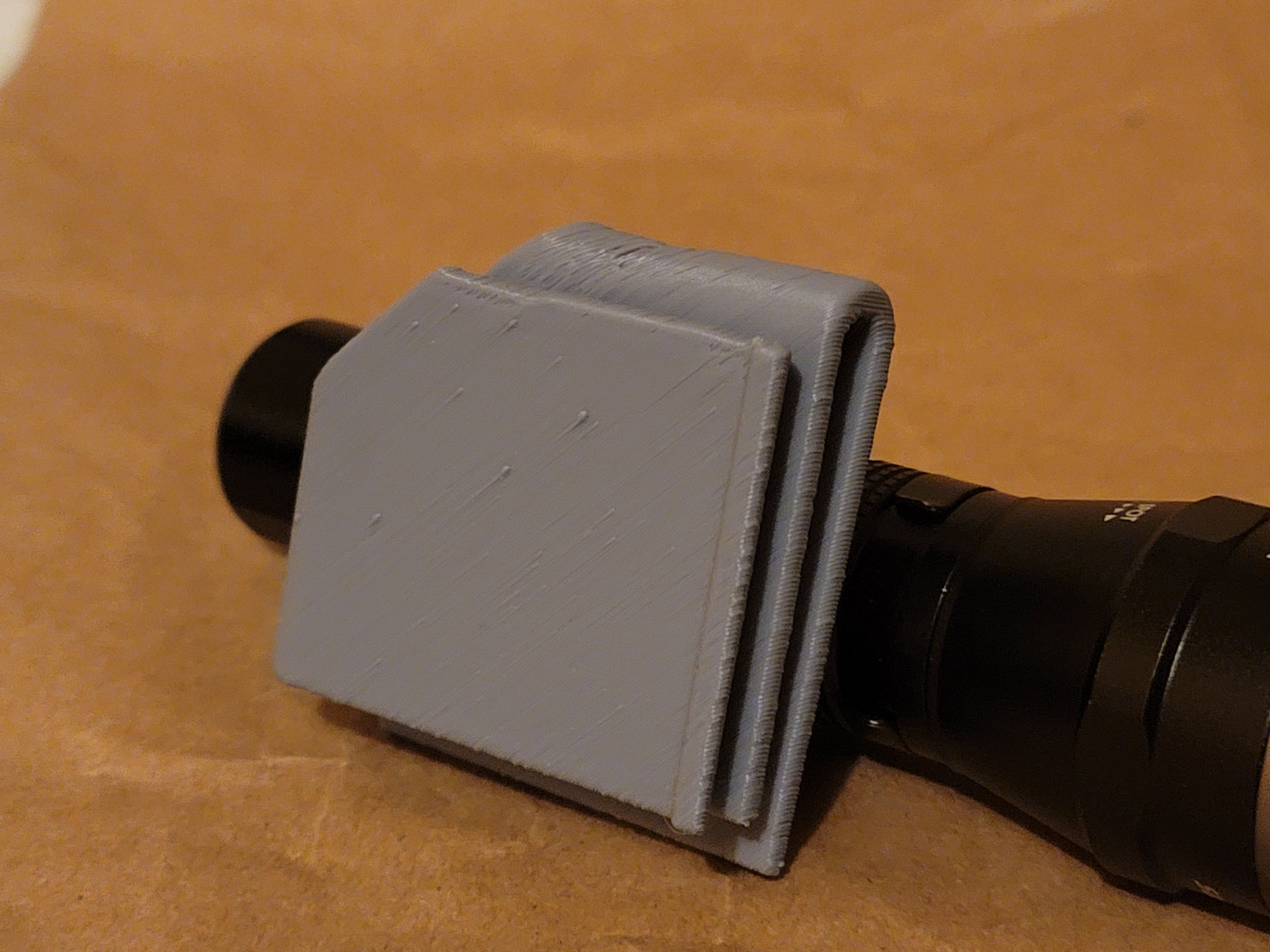 Flashlight Belt Clip 3d model