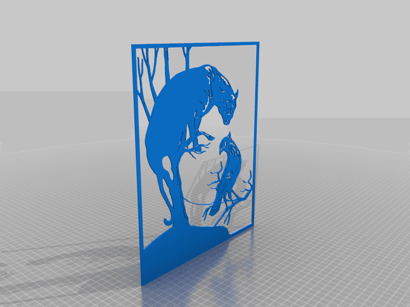 Illusion face 3d model