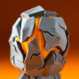 Blob Rocks - Prehistoric Series - Mini Rock Blind Box Collectible Art Toy 3d model
