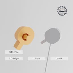 Table Tennis Cake Pop Mold, Paddle Sport Design, 2 Piece Set for Racket Game Fans PRODUCT_1262 3d model
