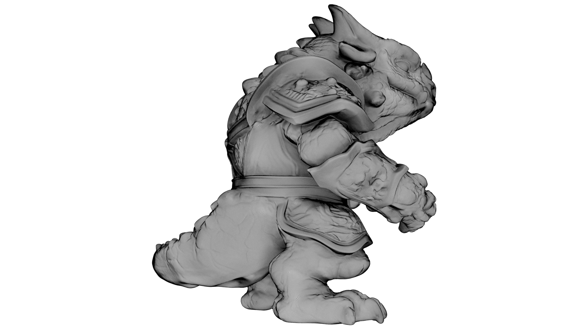 Rainbow Dragon 3d model