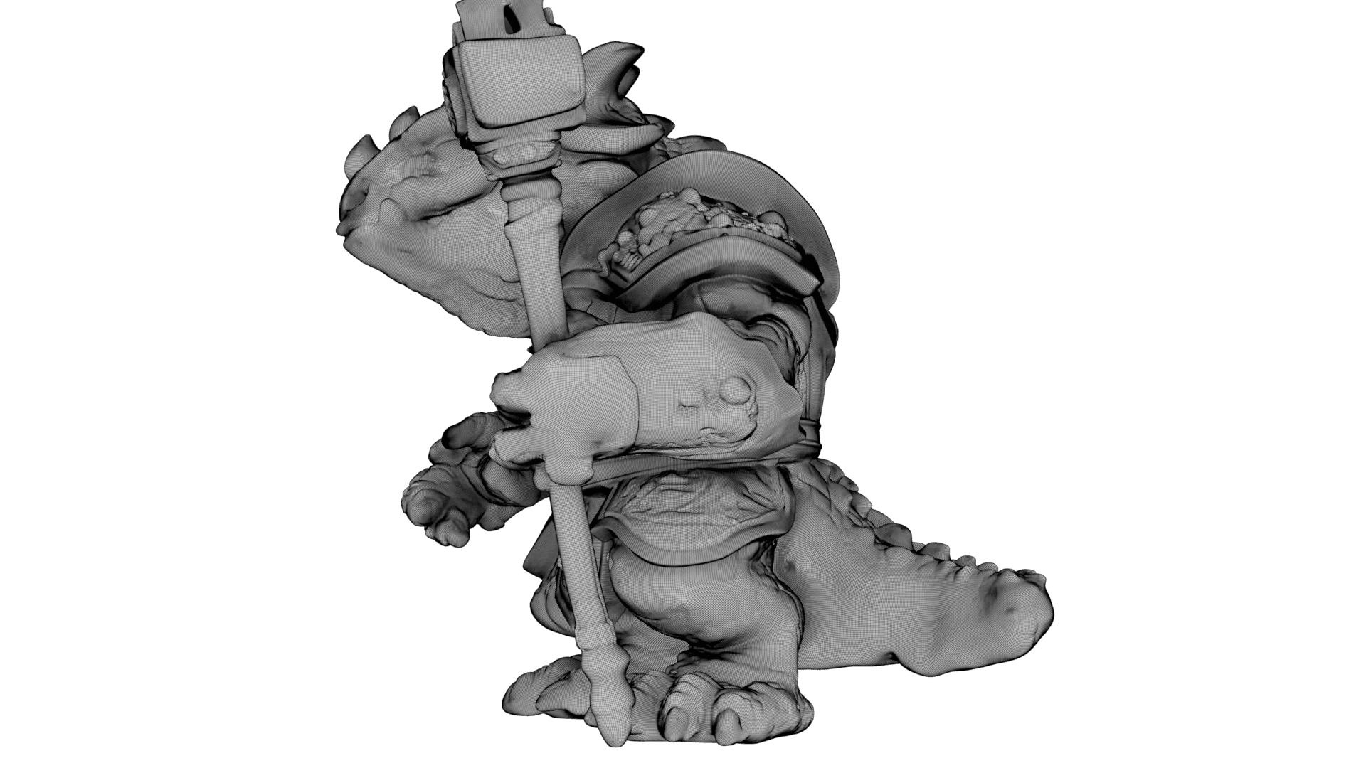Rainbow Dragon 3d model