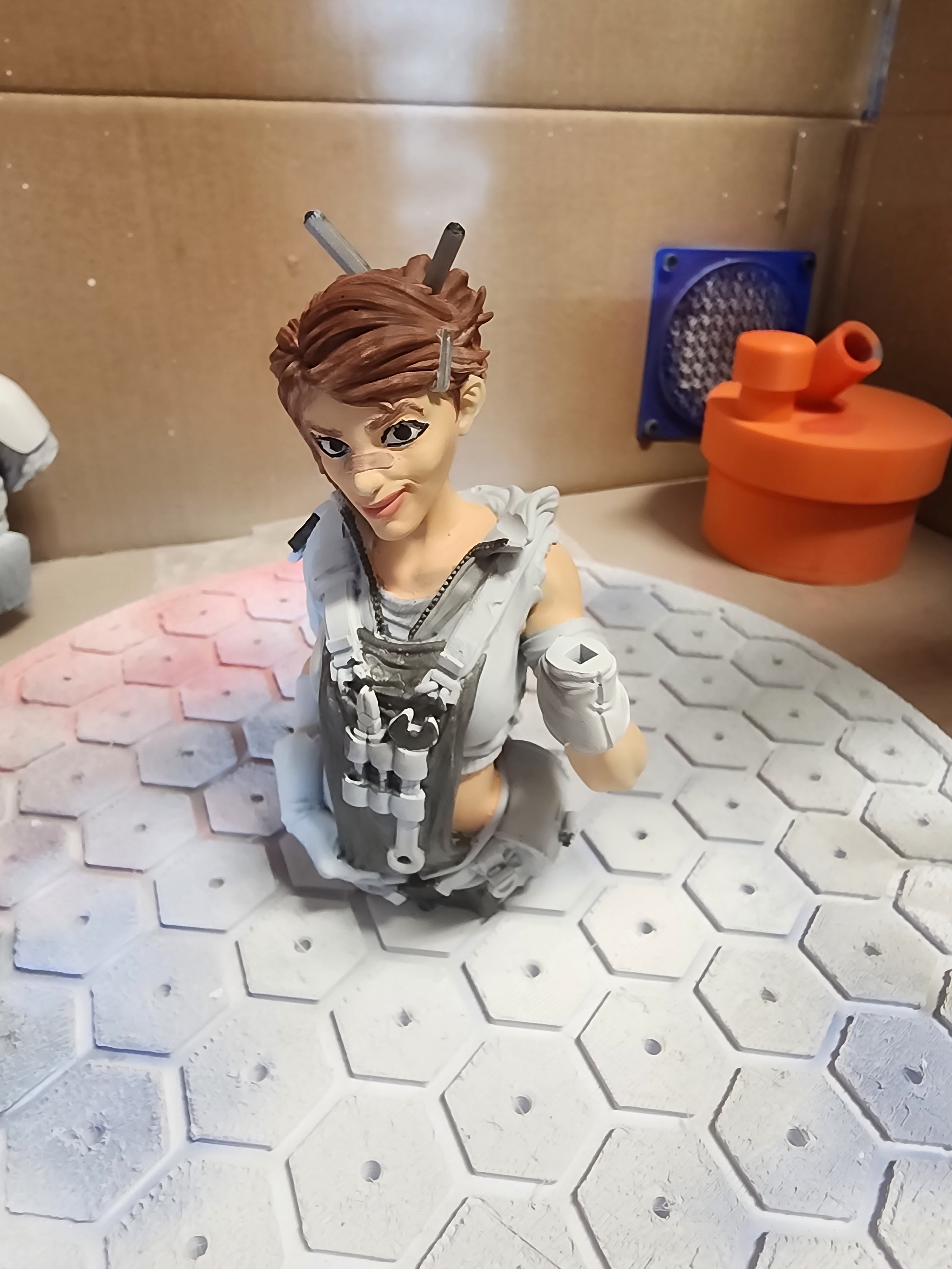 Didn't judge my painting too much, this is the 3rd thing I've painted and I'm not done. I just wanted to highlight how amazing this model is!