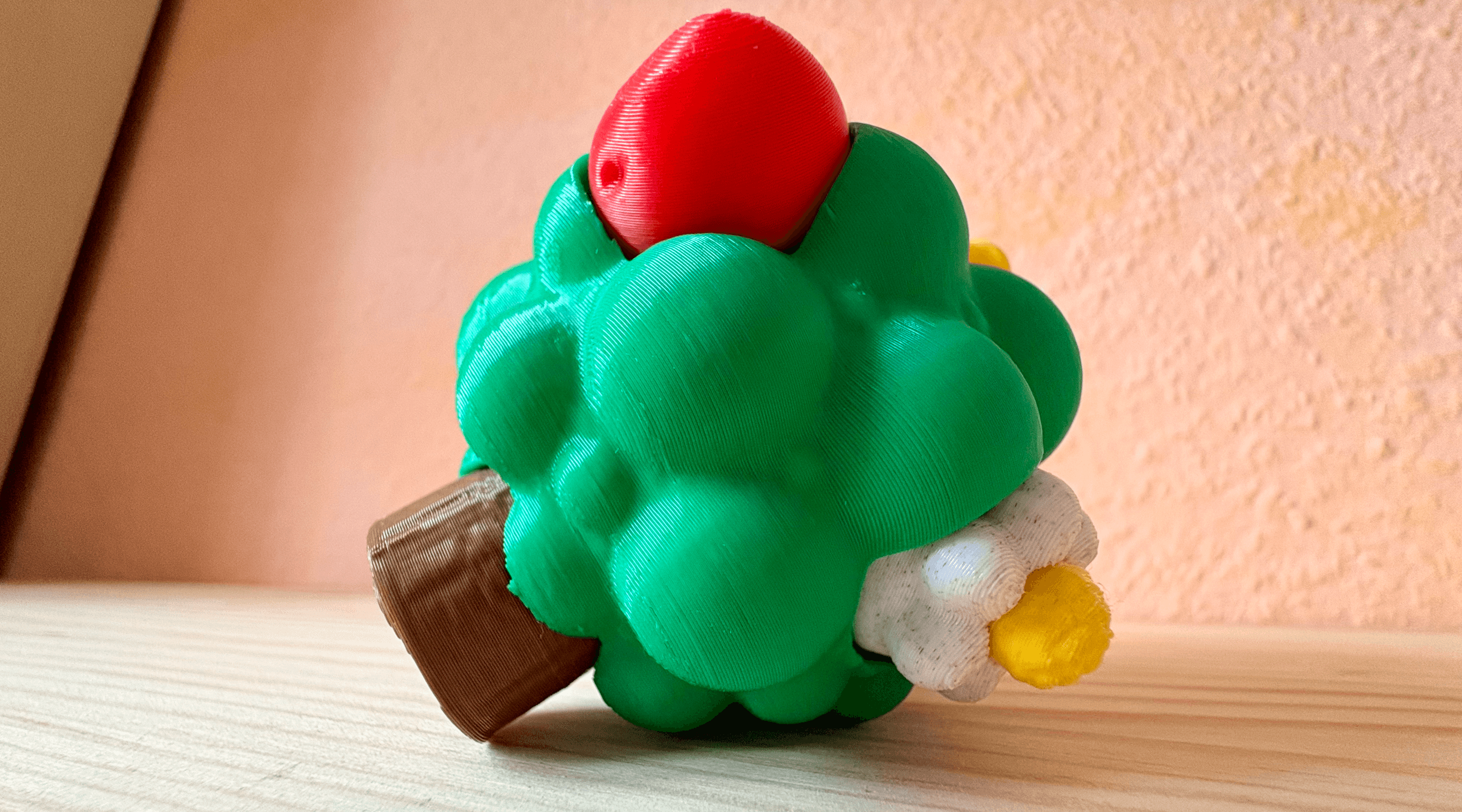 Fidget World | Apple Tree Clicky Fidget Toy 3d model