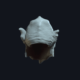 Krogar Ironfang v1 Action Figure Head 3d model