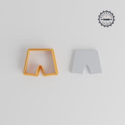 Board Shorts Shape Cutter Set, 18 Sizes from 0.75"-5.00" for Cookies, Fondant & Clay, Vacation Theme PRODUCT_2038 3d model
