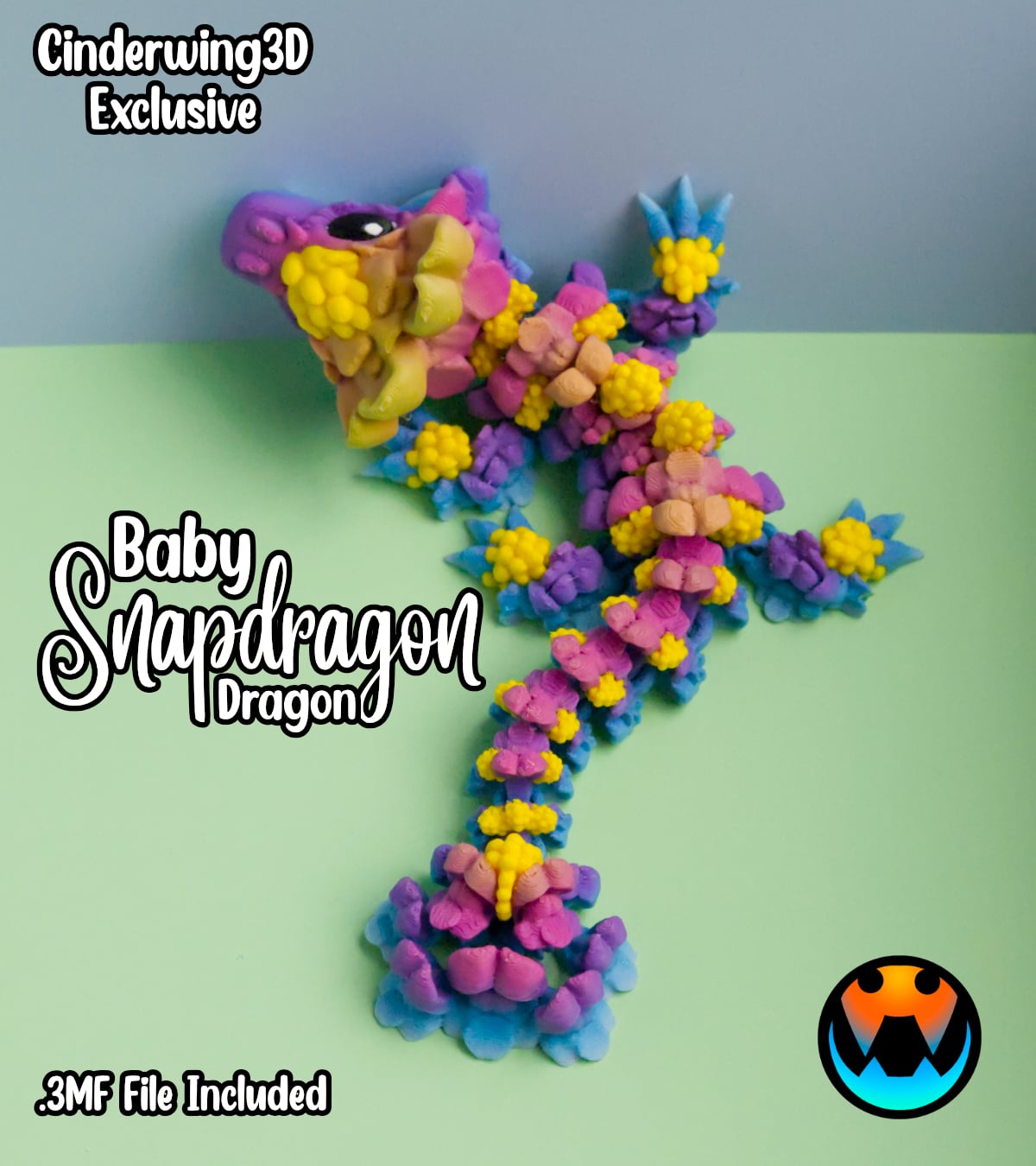 Baby Snapdragon Dragon 3d model