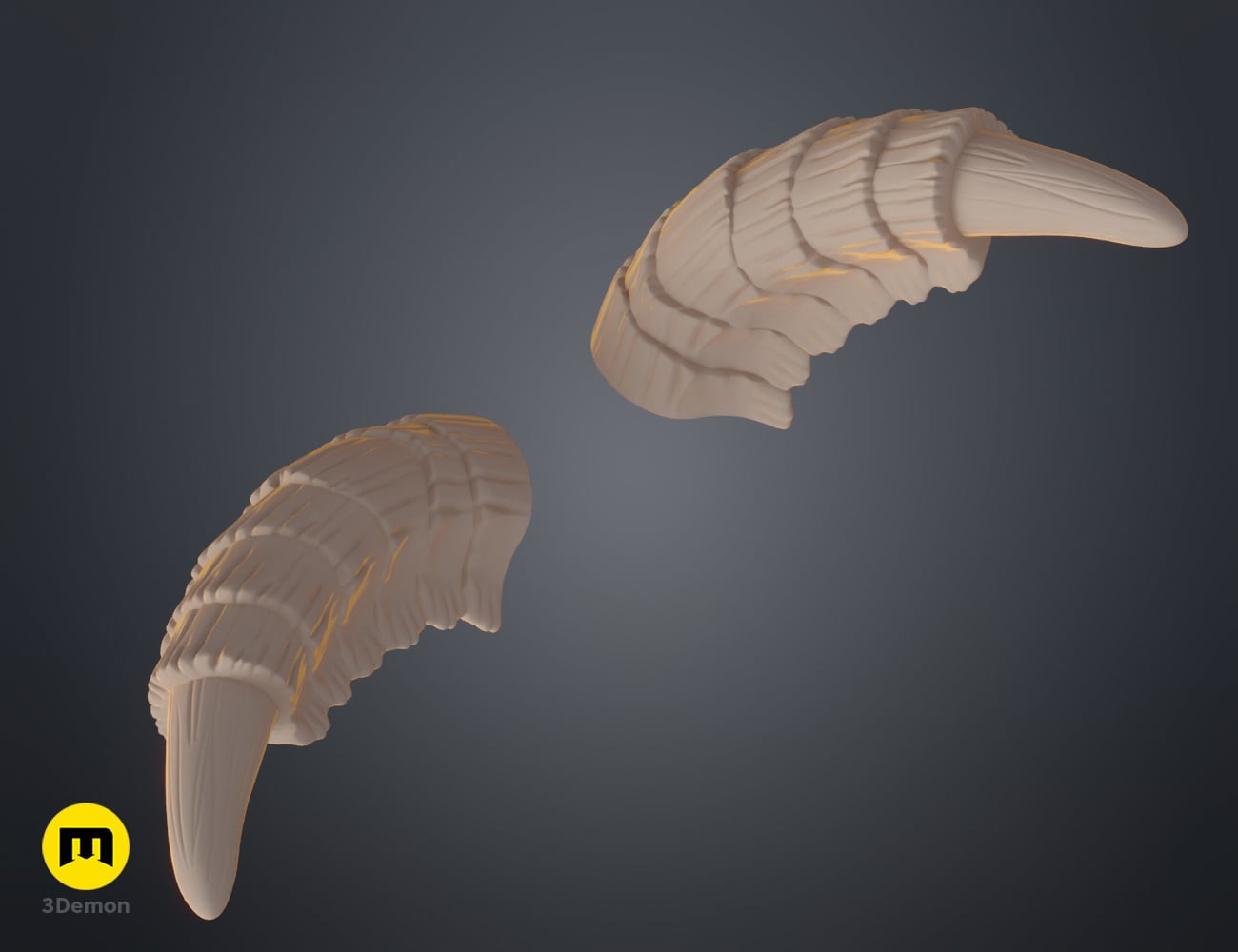 Rock Beast horns 3d model