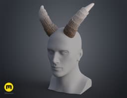 Rock Beast horns 3d model