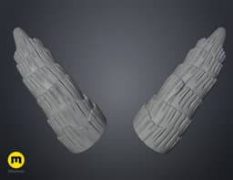Rock Beast horns 3d model