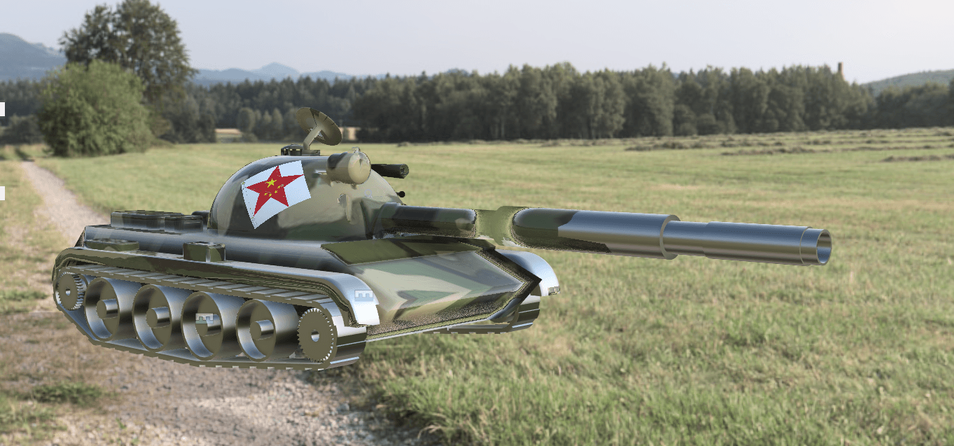 69 china tank.stl 3d model