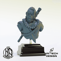 Monkey King wukong bust 3d model