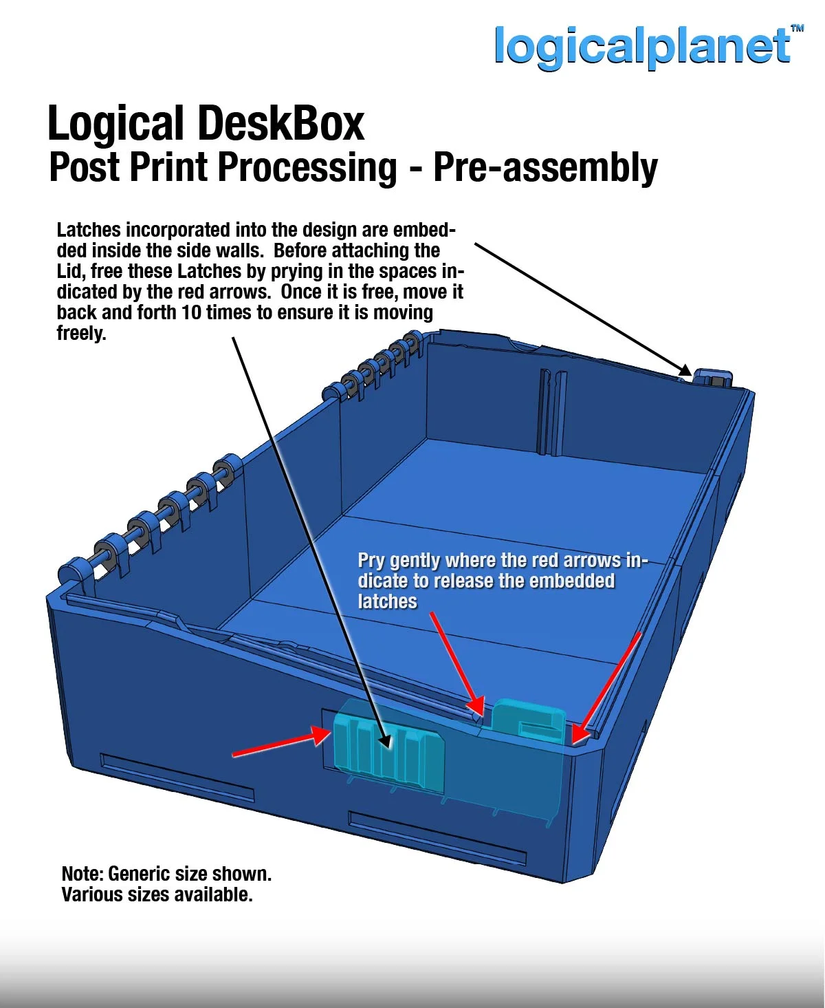 Logical DeskBox D 3d model
