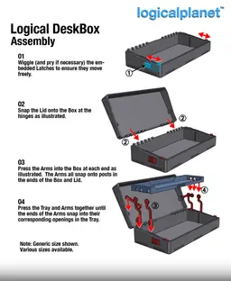 Logical DeskBox D 3d model