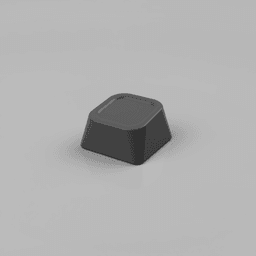 MX Keycap with Angled Inset Face 3d model