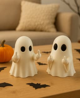 THE CHEEKY & RUDE GHOSTS (PAUL & TIM) / HALLOWEEN DECOR 3d model