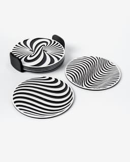 Optical Illusion Coasters 3d model