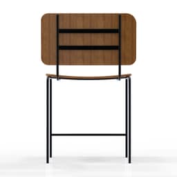 Wood +Metal Chair Design 3d model