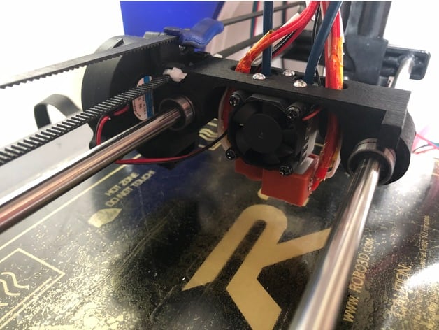 Robo3D R1+ X carriage chimera version 3d model