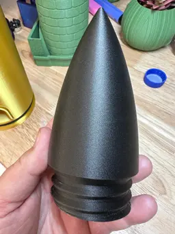 50 CALIBER DICE TOWER - LARGE ARTILLERY SHELL THAT IS ALSO A DICE TOWER AND STORAGE FOR THE ULTIMATE 3d model