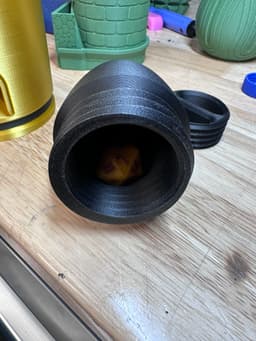 50 CALIBER DICE TOWER - LARGE ARTILLERY SHELL THAT IS ALSO A DICE TOWER AND STORAGE FOR THE ULTIMATE 3d model