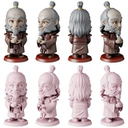 Avatar Last Airbender STL Files - Aang Katara Zuko - Bender 3D Print Models 3d model