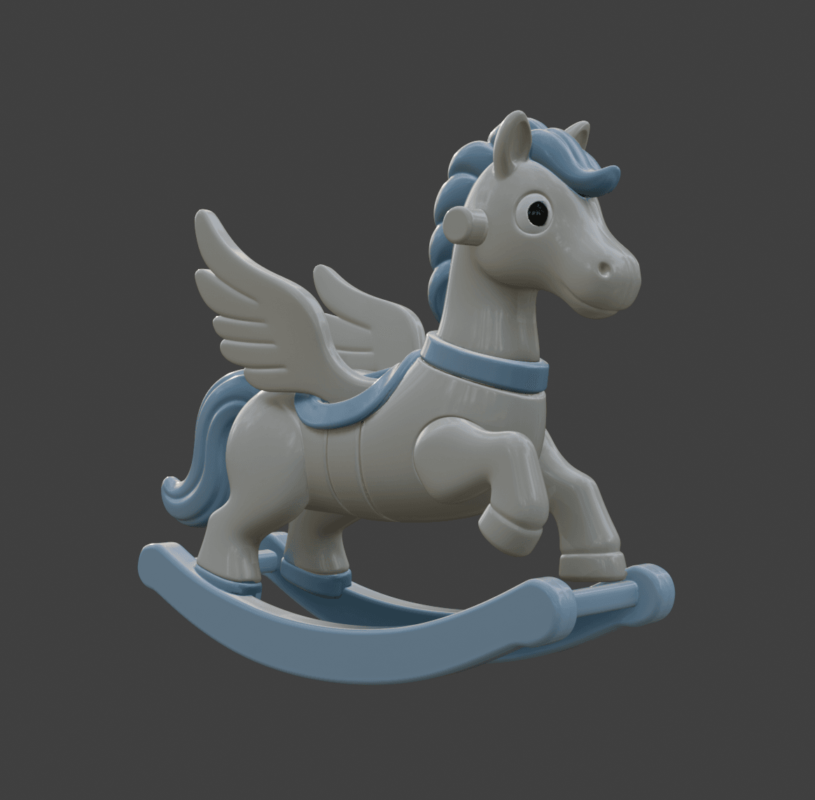 Rocking Horse Toy 3d model