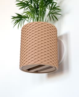Scales Planter with Hidden Drip Tray 3d model