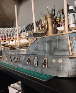 Steampunk Frigate Terrain 3d model