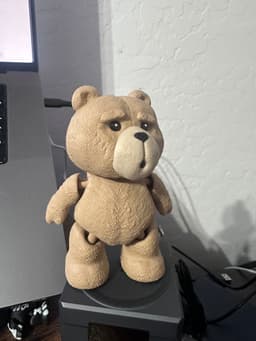 7 TED - BEAR - #ThunderBuddies - Articulated, Print in Place, Flexi, Movie, Prop, Cute, Mark 3d model