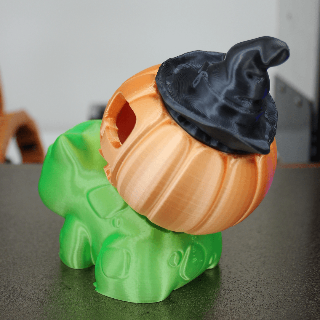 Bulbasaur Pumpkin Witch's Hat - Check out the timelapse - https://youtu.be/Zh_mXlPUaTU - 3d model