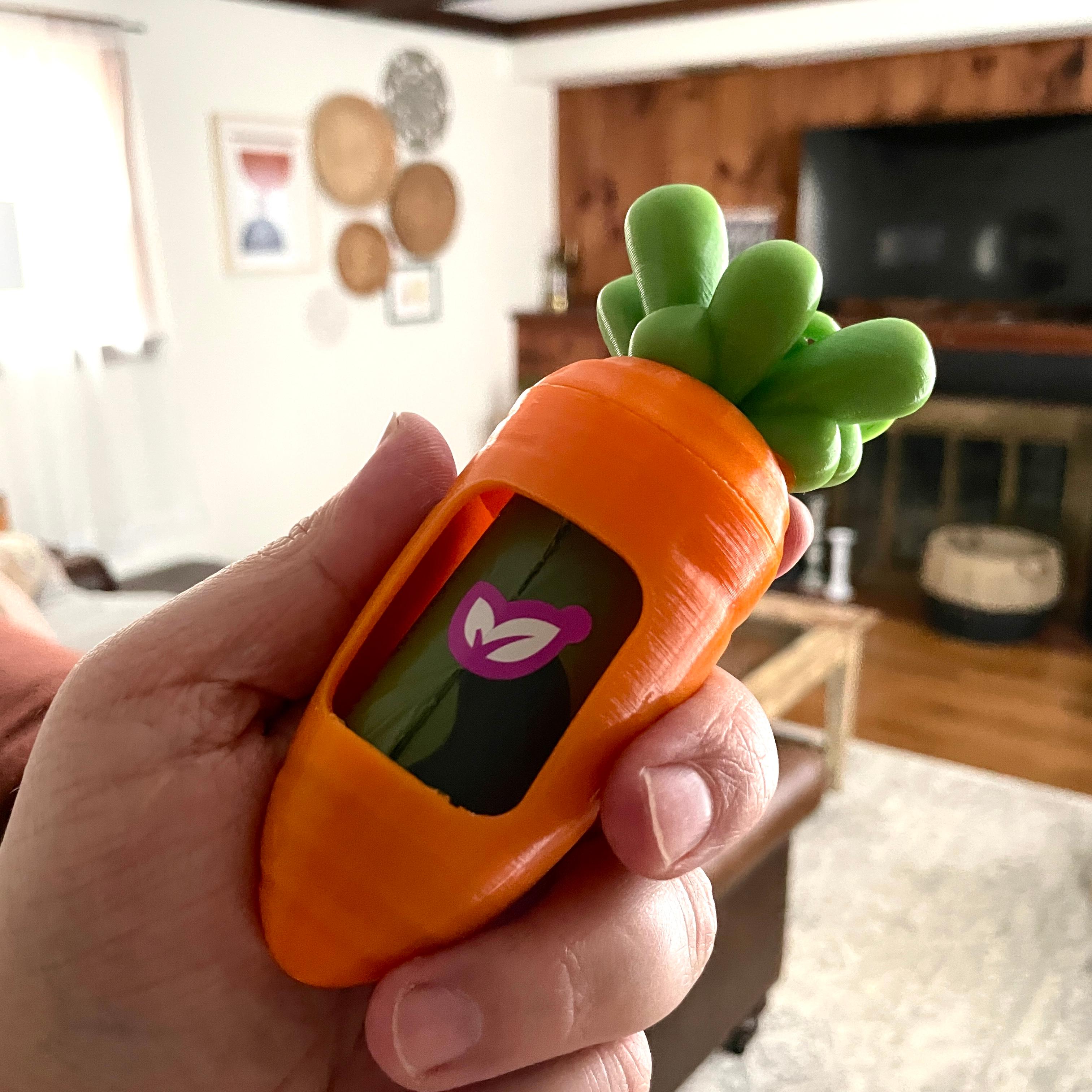 Carrot Shaped Doggy Bag Holder 3d model