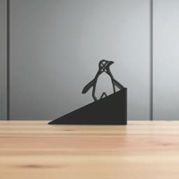 Door Stop, Penguin Door Stopper, Door Back, 2 Different Models 3d model