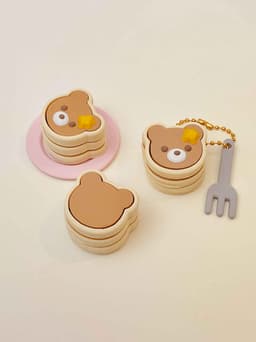 Pancakes Clicker Keychain Fidget Toy Bundle 3d model