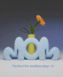 Mother’s Day Vase 3d model