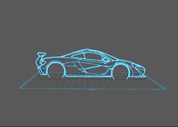 Mclaren - P1.stl 3d model