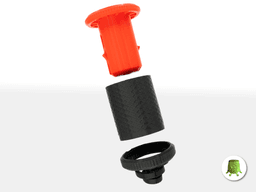 Red Button Fidget 3d model