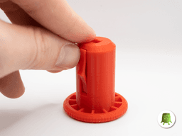 Red Button Fidget 3d model