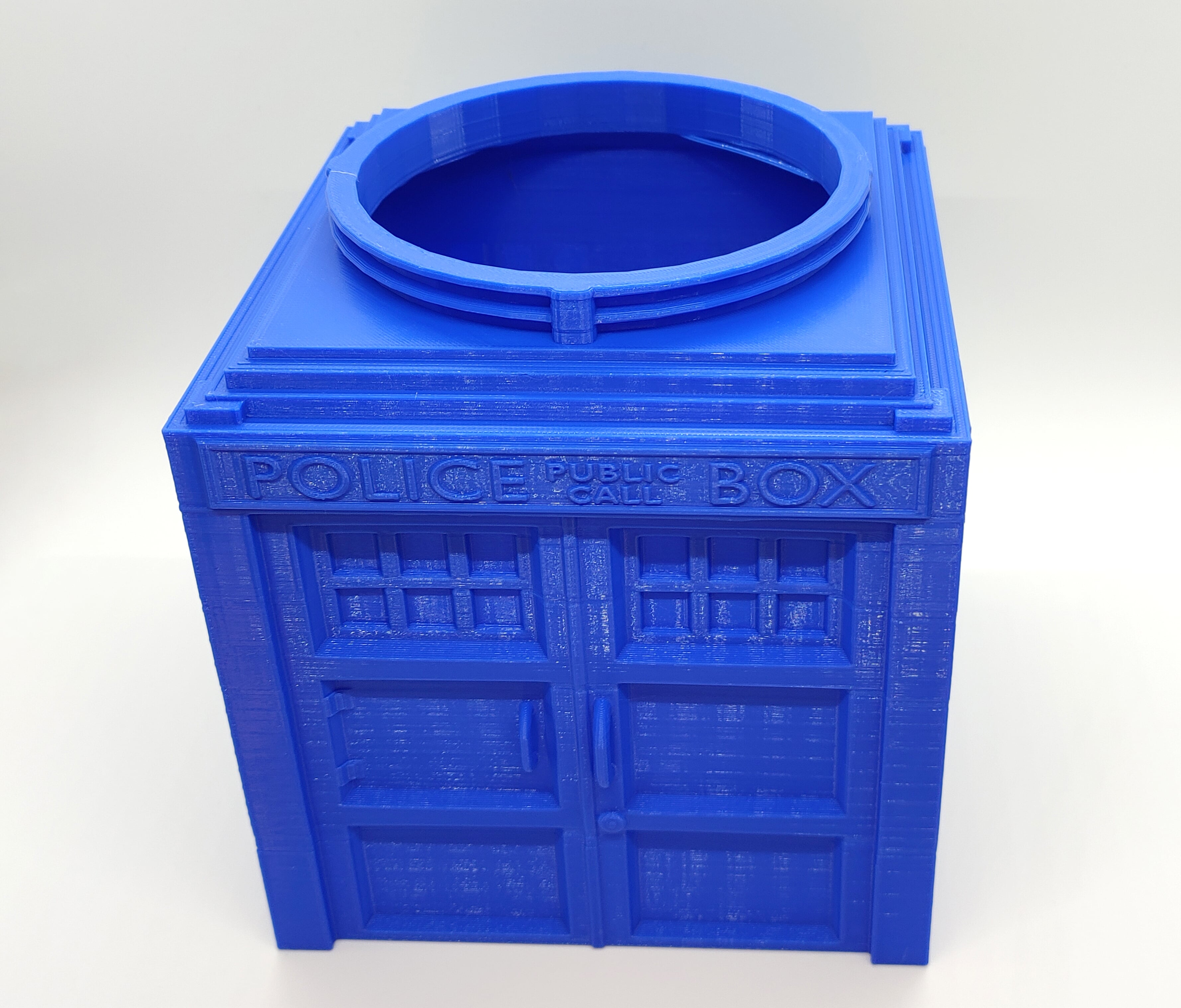 Doctor Who Tardis Tissue Box Cover 3d model