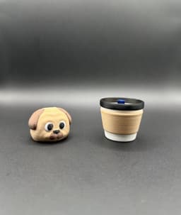 Takeaway Dog Fidget Clicker 3d model