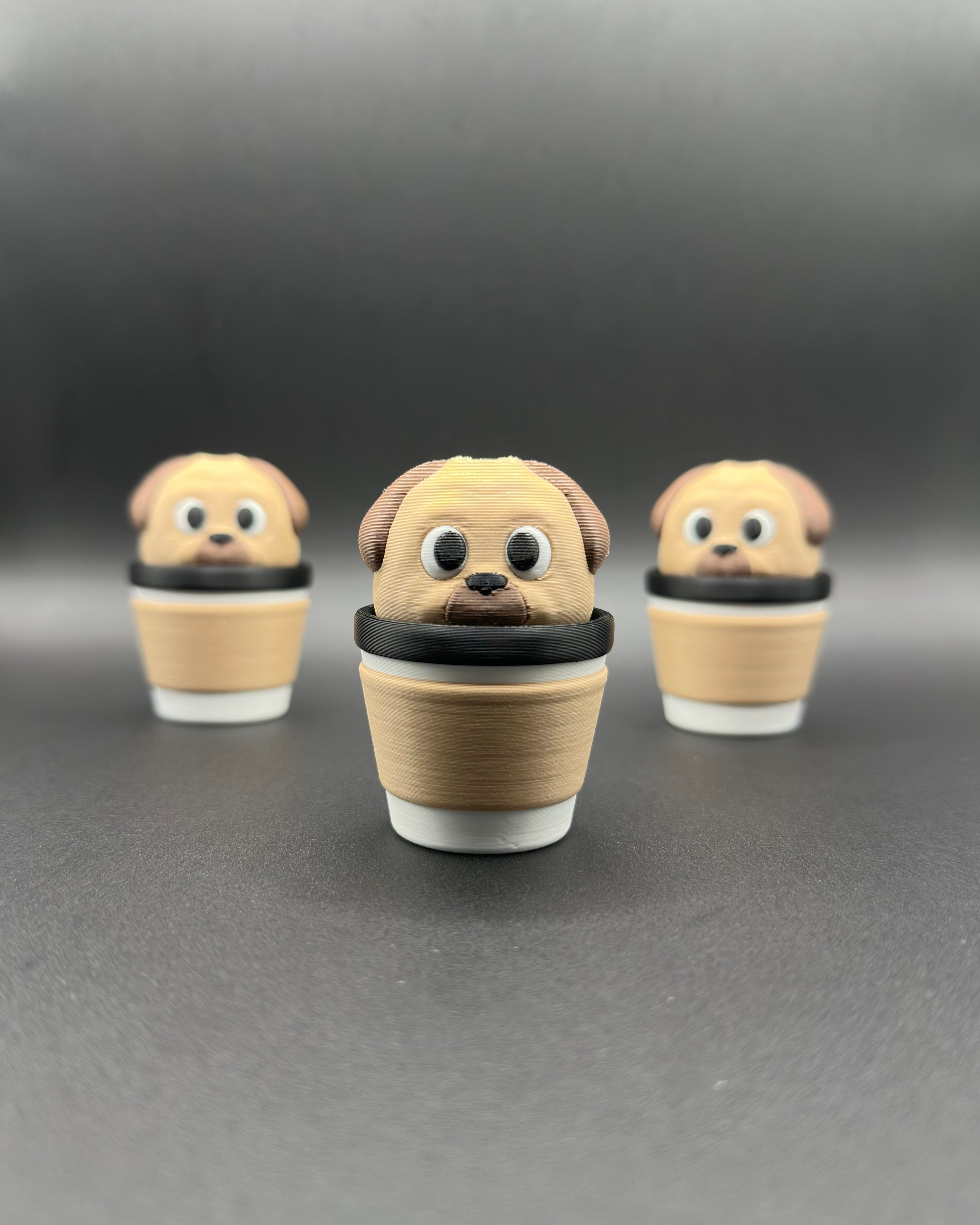 Takeaway Dog Fidget Clicker 3d model