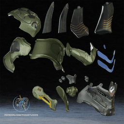 Atlas Helmet 3D Printer STL File 3d model