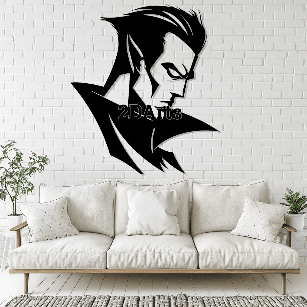 Dracula 2D Wall Art/Window Art 3d model