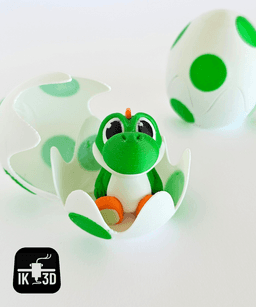 Breakable Surprise Egg - Dinoshi / No Supports / 3MF 3d model