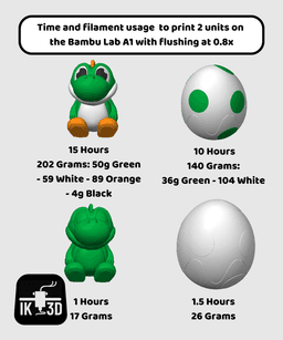 Breakable Surprise Egg - Dinoshi / No Supports / 3MF 3d model