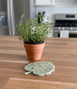 Stemmer – Monstera Leaf Herb Stripper Tool | 3D Printable Kitchen Gadget 3d model