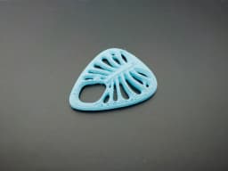 Ribcage Guitar Pick 3d model