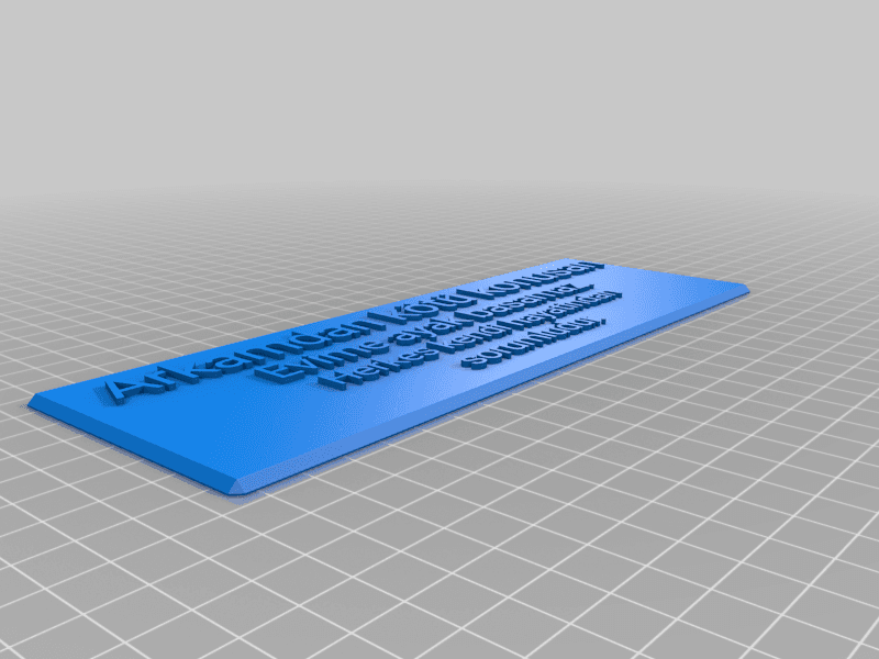 My Customized Label 3d model